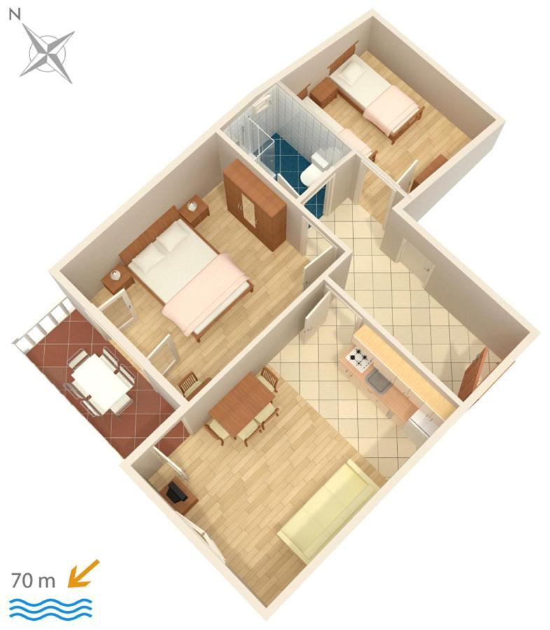 Apartments And Rooms By The Sea Cove Soline, Dugi Otok - 448 Veli Rat Ngoại thất bức ảnh